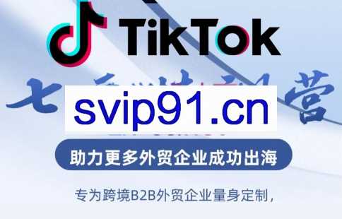 大山·TikTok七天线上陪跑训练营（第三期）