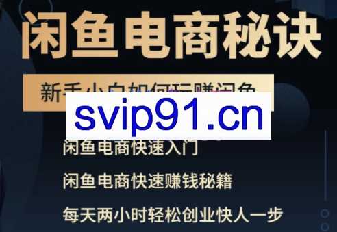 后浪·闲鱼百单打法+递增打法+纵横闲鱼（三套）