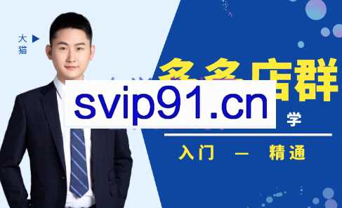 98K电商学院·拼多多店群培训课，价值2499元