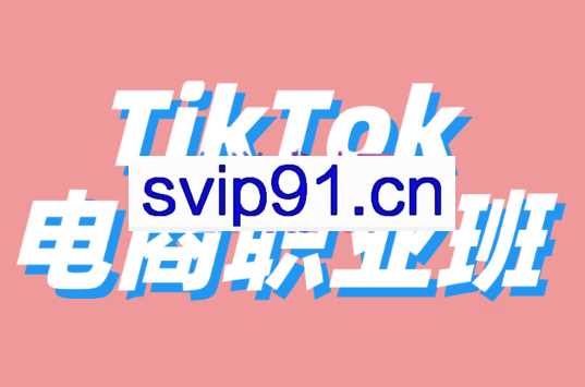 2022TikTok电商职业班-陪跑辅导21天