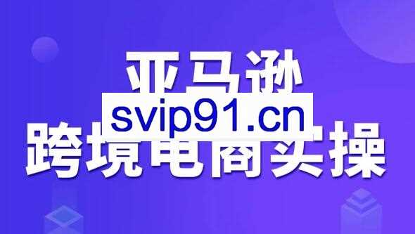 亚马逊跨境电商vip课程，价值3980元