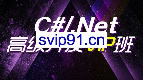 .NET高级开发VIP班(代码+文档)
