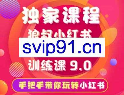 狼叔·小红书爆款推广引流训练课9.0(无水印)