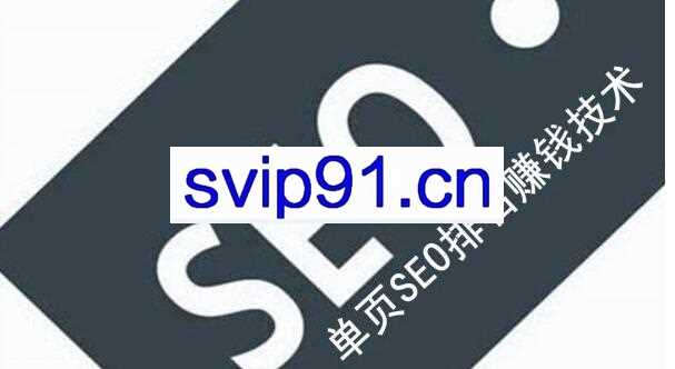 网站单页面SEO排名技术实战
