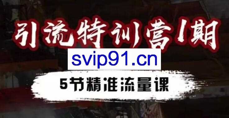 卓凡引流特训营第一期 精准引流的渠道与思维技巧