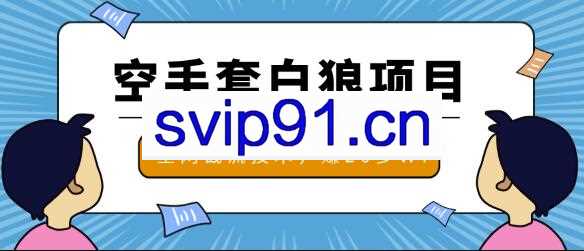 2020最新的一个空手套白狼项目