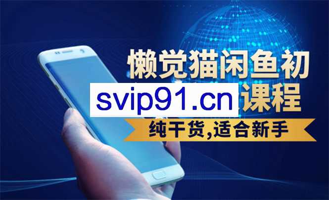 懒觉猫闲鱼初级课程+高级课程,适合新手的纯干货