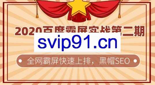 2020百度关键词霸屏技术第二期,黑帽SEO排名稳定快速方法视频教程