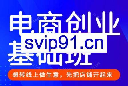 风影老师·淘宝电商创业基础班（更新8月）