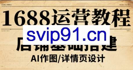 辉哥·1688高级运营课程